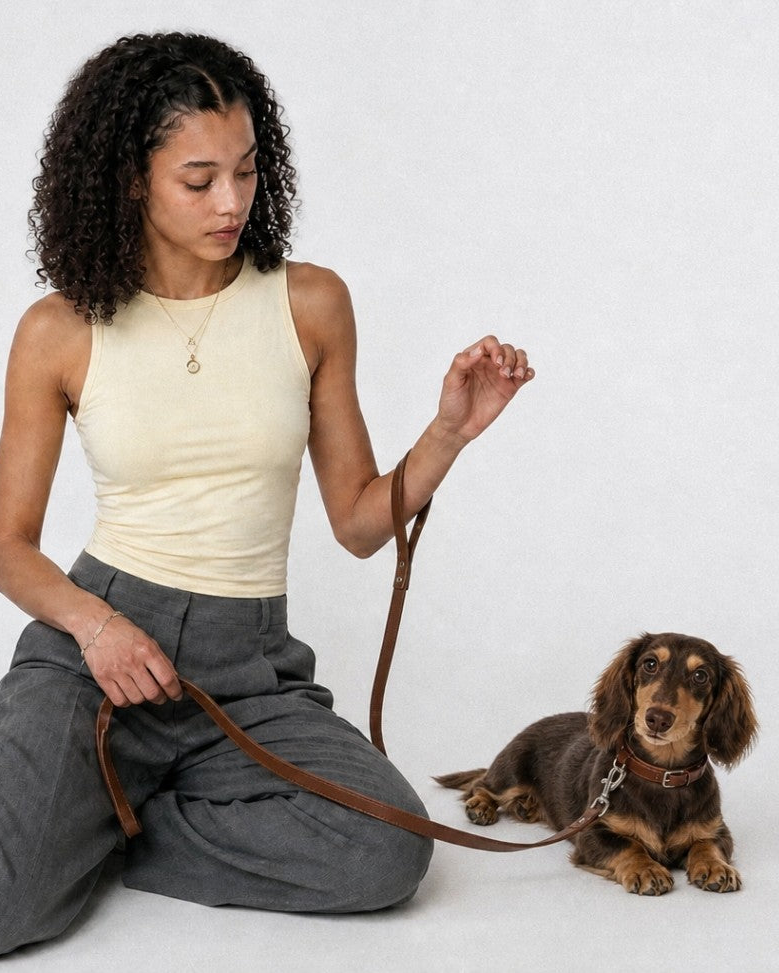 The Cord · Umber - Waterproof Adjustable Dog Leash