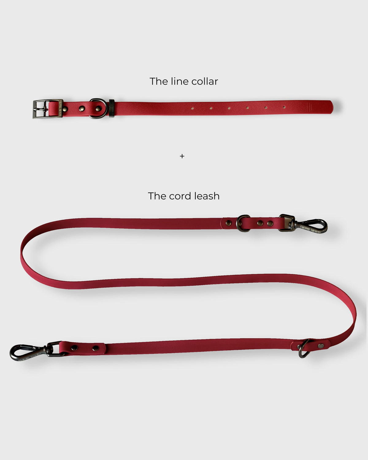 The Daily Range · Rouge — Waterproof Dual-Control Leash & Collar Set