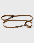 The Daily Range · Umber — Waterproof Dual-Control Leash & Collar Set
